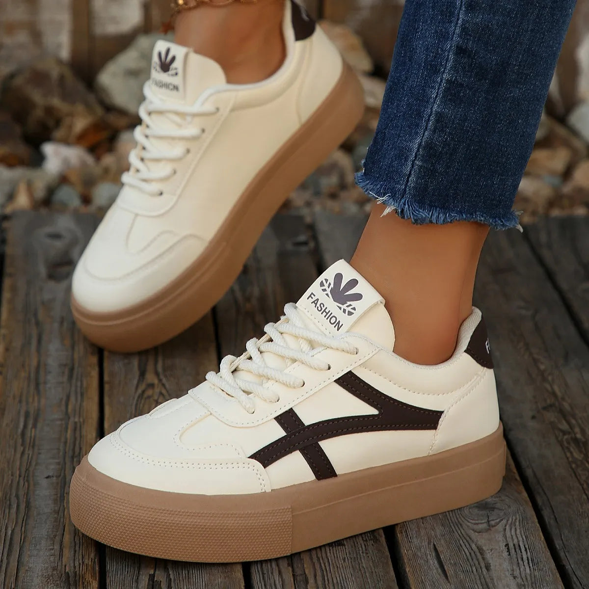Women's Platform Retro Sneakers
