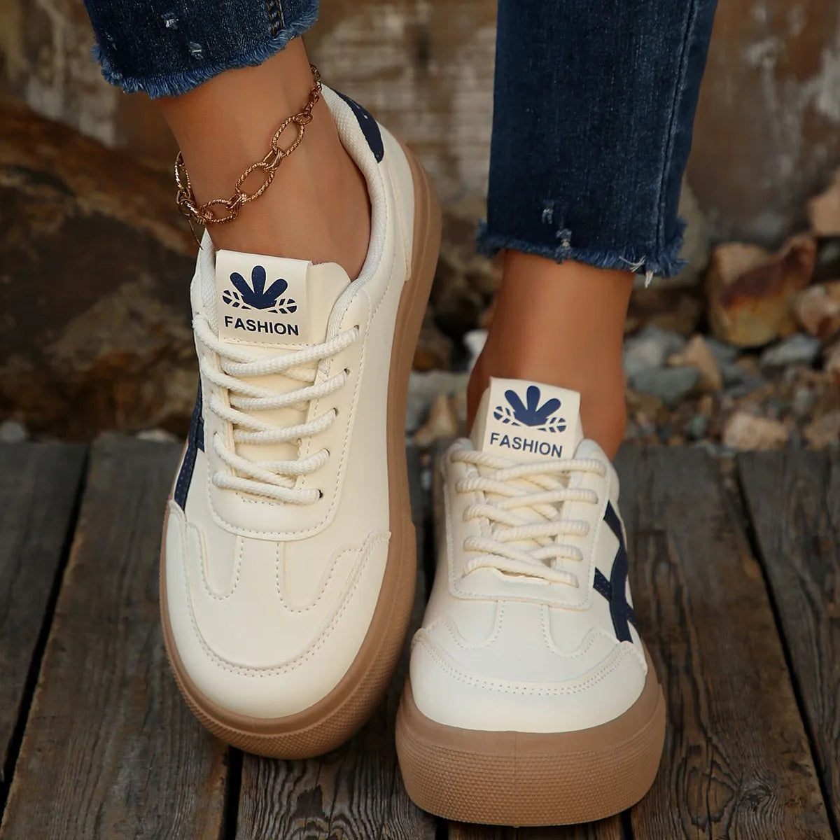 Women's Platform Retro Sneakers