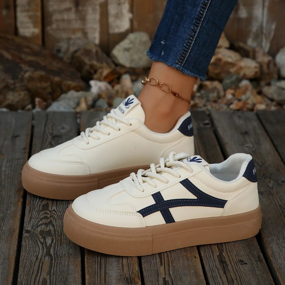 Women's Platform Retro Sneakers